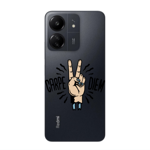 Xiaomi Redmi 13C Carpe Two Diem Transparent Silicone TPU Θήκη