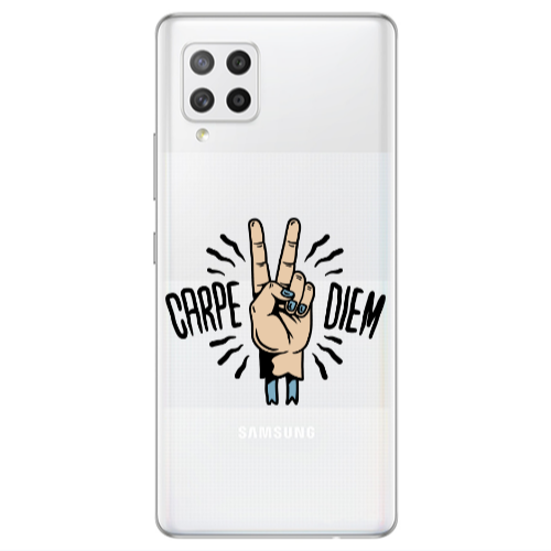 Samsung A42 5G Carpe Two Diem Transparent Silicone TPU Θήκη