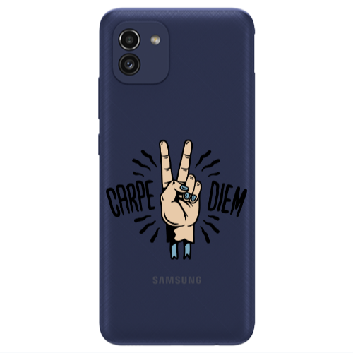Samsung A03 Carpe Two Diem Transparent Silicone TPU Θήκη