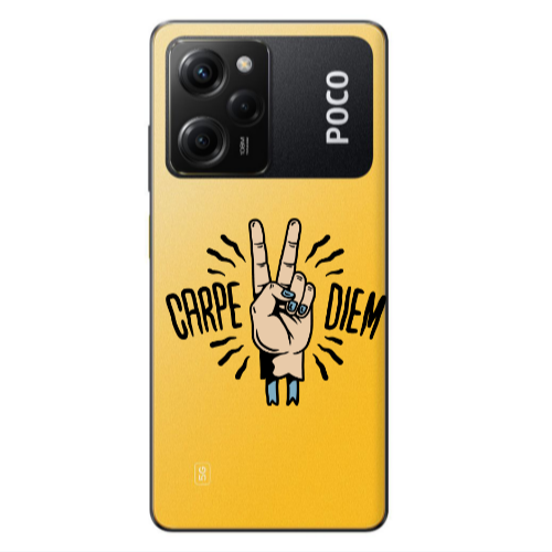 Xiaomi Poco X5 Pro Carpe Two Diem Transparent Silicone TPU Θήκη