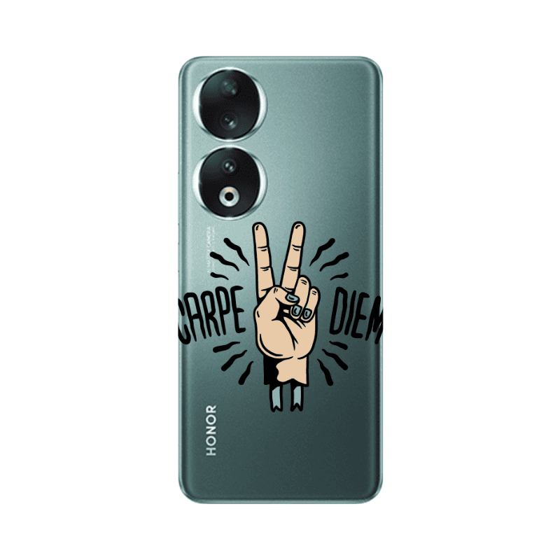 Honor 90 5G Carpe Two Diem Transparent Silicone TPU Θήκη
