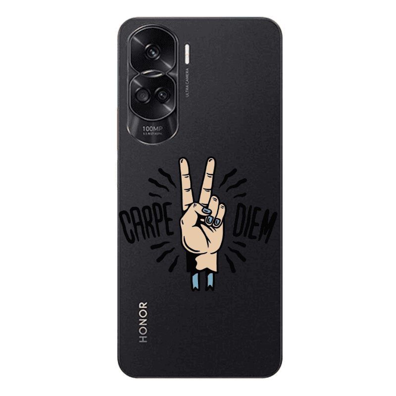Honor 90 Lite 5G Carpe Two Diem Transparent Silicone TPU Θήκη
