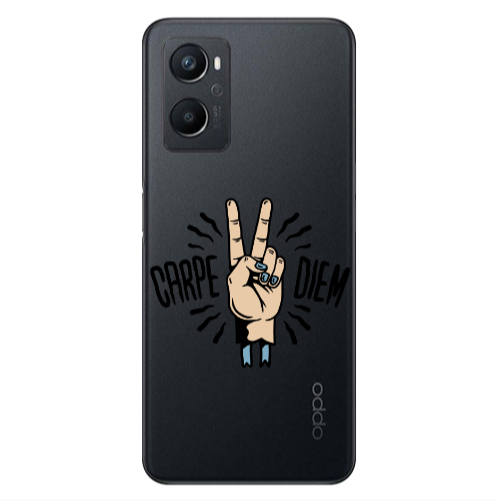 Oppo A 96 Carpe Two Diem Transparent Silicone TPU Θήκη