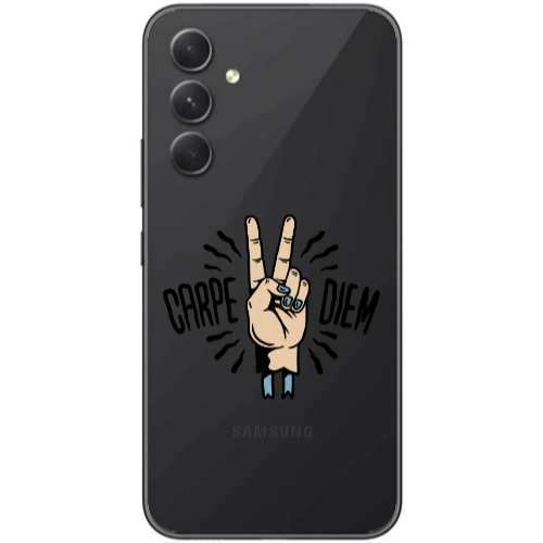 Samsung Galaxy A25 Carpe Two Diem Transparent Silicone TPU Θήκη