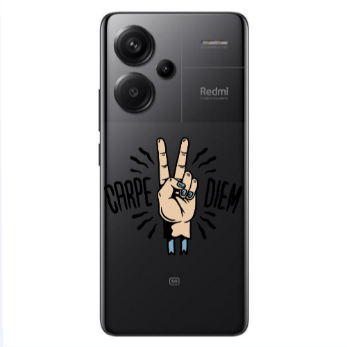 Xiaomi Redmi Note 13 Pro+ 5G  Carpe Two Diem Transparent Silicone TPU Θήκη