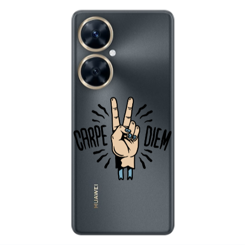Huawei Nova 11i Carpe Two Diem Transparent Silicone TPU Θήκη
