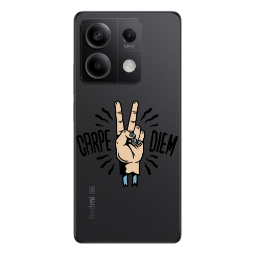 Xiaomi Redmi Note 13Pro 5G Carpe Two Diem Transparent Silicone TPU Θήκη