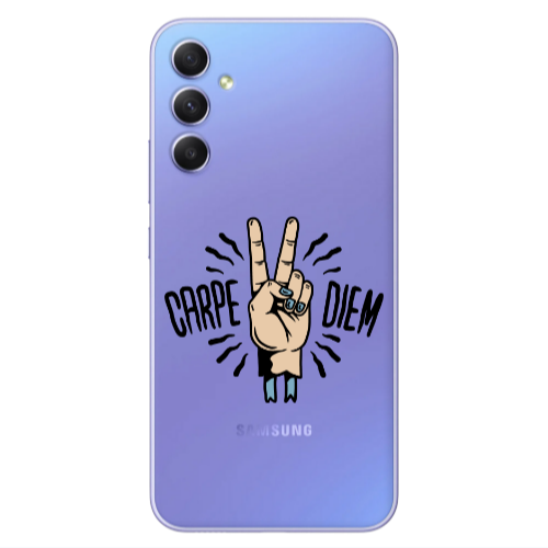 Samsung A25 Carpe Two Diem Transparent Silicone TPU Θήκη
