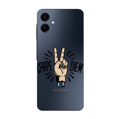 Samsung A06 Carpe Two Diem Transparent Silicone TPU Θήκη