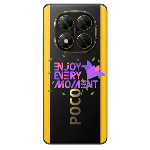Xiaomi Poco X7 Enjoy Every Moment Transparent Silicone TPU Θήκη