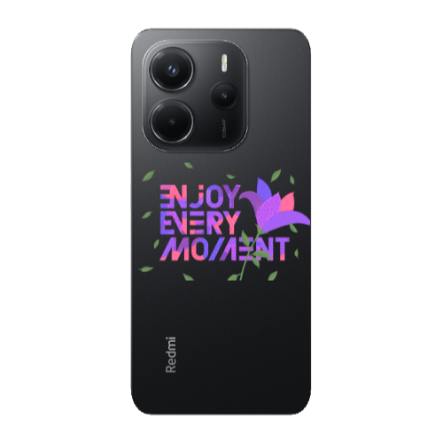 Xiaomi Redmi Note 14 Enjoy Every Moment Transparent Silicone TPU Θήκη
