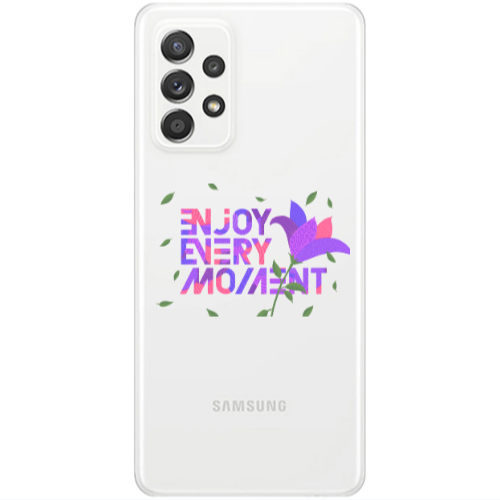 Samsung A52 Enjoy Every Moment Transparent Silicone TPU Θήκη