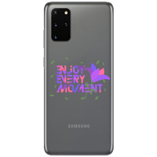 Samsung S20 Plus Enjoy Every Moment Transparent Silicone TPU Θήκη
