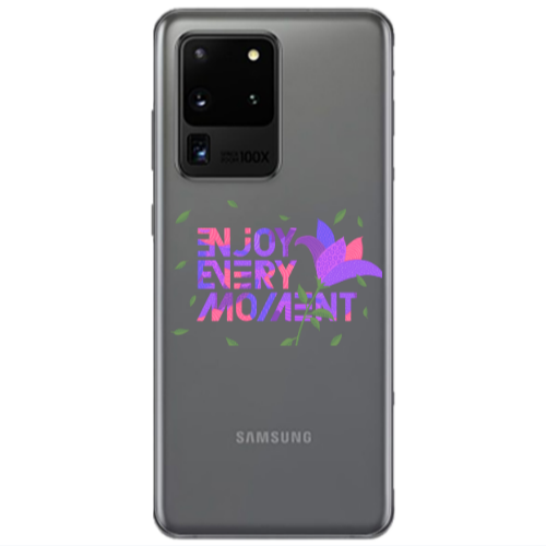 Samsung S20 Ultra Enjoy Every Moment Transparent Silicone TPU Θήκη