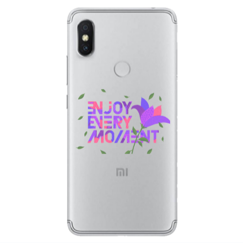 Xiaomi Redmi S2 Enjoy Every Moment Transparent Silicone TPU Θήκη