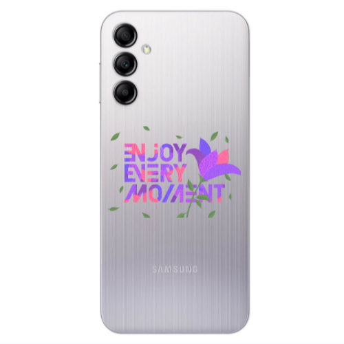 Samsung A24 Enjoy Every Moment Transparent Silicone TPU Θήκη