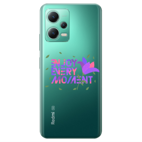 Xiaomi Redmi Note 12 Pro 5G Enjoy Every Moment Transparent Silicone TPU Θήκη