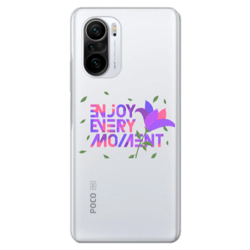 Xiaomi Poco F3 Enjoy Every Moment Transparent Silicone TPU Θήκη