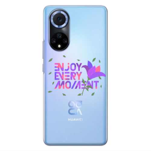 Huawei Nova 9 Enjoy Every Moment Transparent Silicone TPU Θήκη