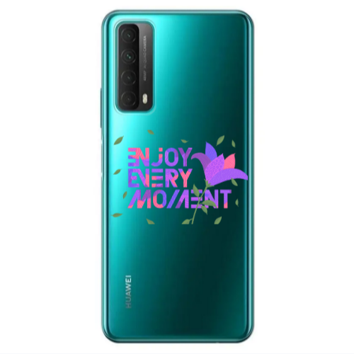 Huawei P Smart 2021 Enjoy Every Moment Transparent Silicone TPU Θήκη
