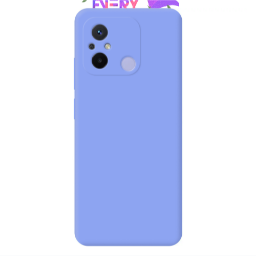 Xiaomi Redmi 12C Enjoy Every Moment Light Purple Colored Silicone TPU Θήκη