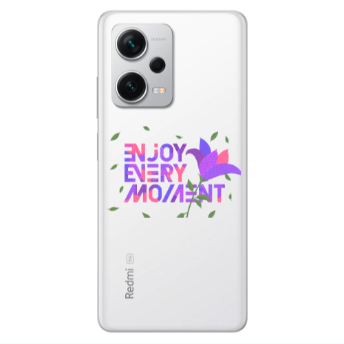 Xiaomi Redmi Note 12 5G Enjoy Every Moment Transparent Silicone TPU Θήκη
