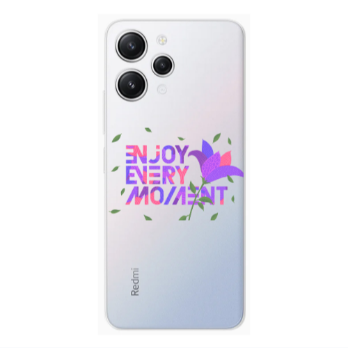 Xiaomi Redmi 12 Enjoy Every Moment Transparent Silicone TPU Θήκη