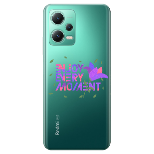 Xiaomi Redmi Note 12 Pro Plus 5G Enjoy Every Moment Transparent Silicone TPU Θήκη