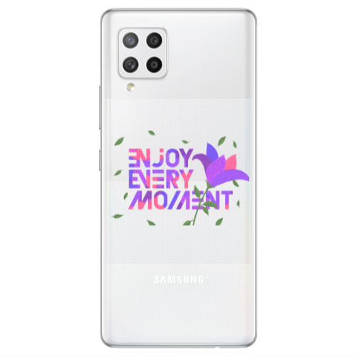 Samsung A42 5G Enjoy Every Moment Transparent Silicone TPU Θήκη