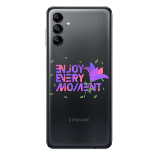 Samsung A13 5G Enjoy Every Moment Transparent Silicone TPU Θήκη