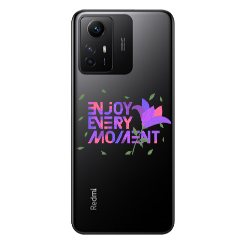 Xiaomi Redmi Note 12s Enjoy Every Moment Transparent Silicone TPU Θήκη