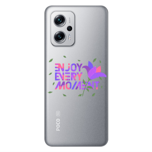 Xiaomi Poco X4 GT Enjoy Every Moment Transparent Silicone TPU Θήκη