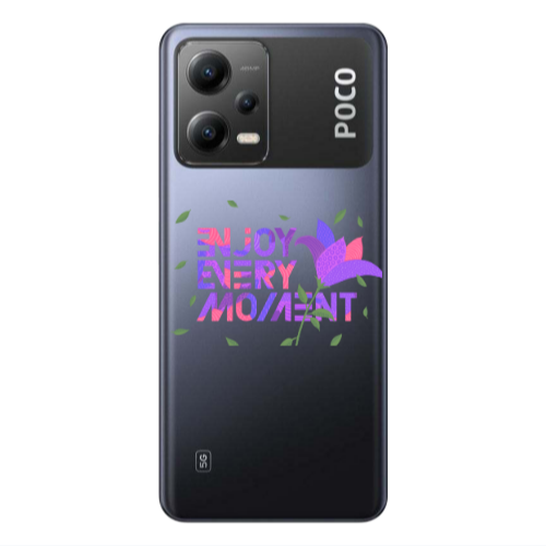 Xiaomi Poco X5 Enjoy Every Moment Transparent Silicone TPU Θήκη