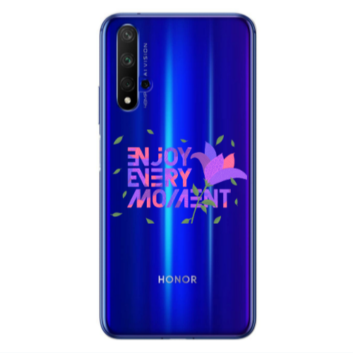 Huawei Nova 5 T Enjoy Every Moment Transparent Silicone TPU Θήκη