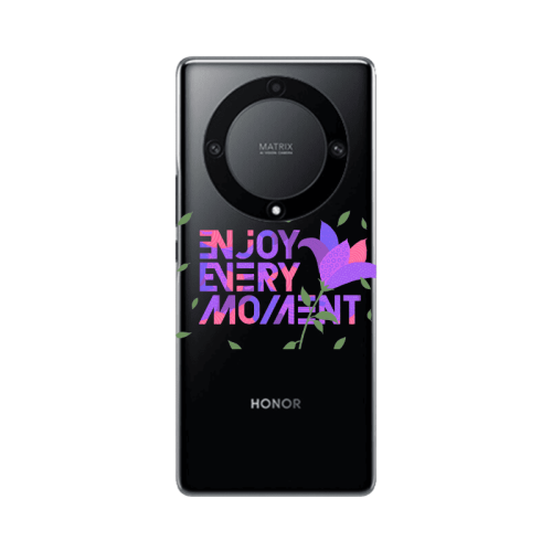 Honor Magic5 Lite 5G Enjoy Every Moment Transparent Silicone TPU Θήκη