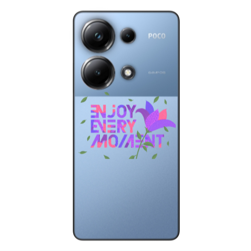Xiaomi Poco M6 Pro 4G Enjoy Every Moment Transparent Silicone TPU Θήκη