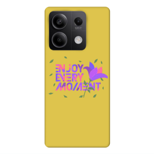 Xiaomi Redmi Note 13Pro 5G Enjoy Every Moment Yellow Colored Silicone TPU Θήκη