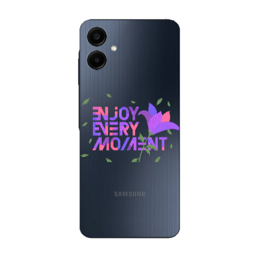 Samsung A06 Enjoy Every Moment Transparent Silicone TPU Θήκη