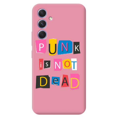 Samsung A56 Punk is not Dead Pink Colored Silicone TPU Θήκη