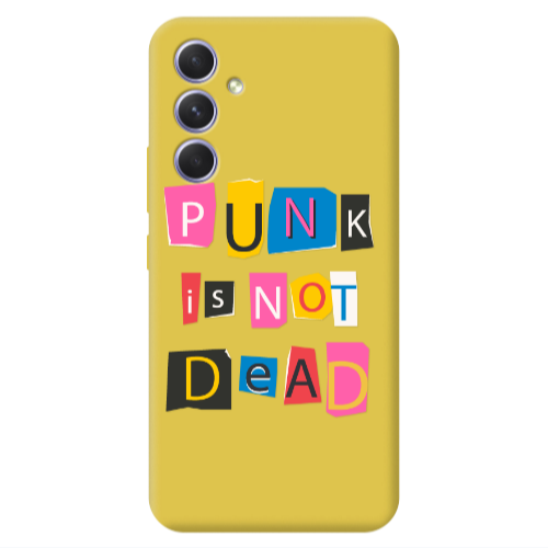 Samsung A56 Punk is not Dead Yellow Colored Silicone TPU Θήκη