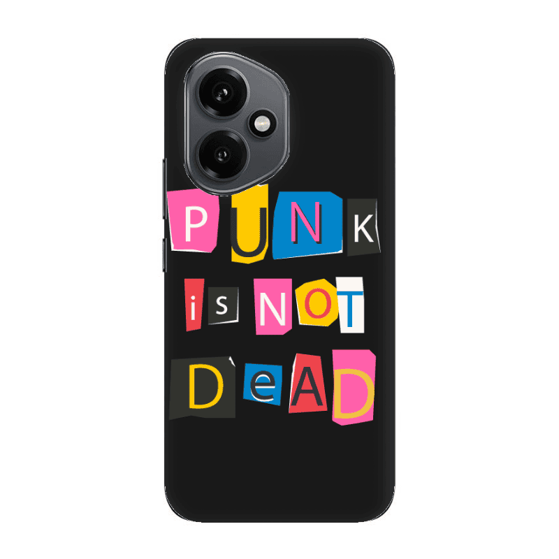 Honor Magic 400 Punk is not Dead Black Colored Silicone TPU Θήκη