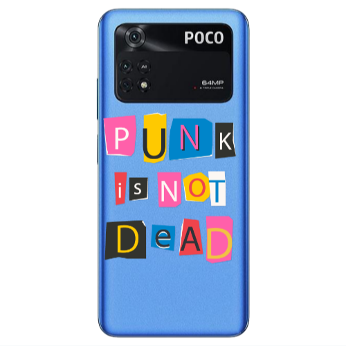 Xiaomi Poco M4 Pro 4G Punk is not Dead Transparent Silicone TPU Θήκη