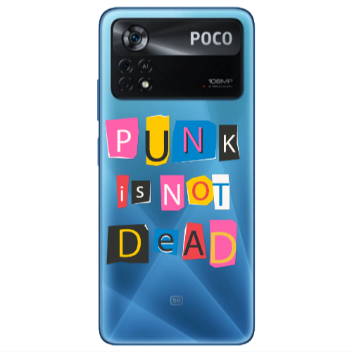 Xiaomi Poco X4 Pro Punk is not Dead Transparent Silicone TPU Θήκη