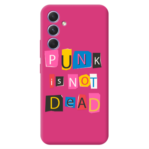 Samsung A54 Punk is not Dead Fuchsia Colored Silicone TPU Θήκη