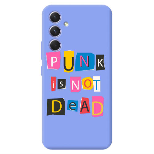 Samsung A54 Punk is not Dead Light Purple Colored Silicone TPU Θήκη
