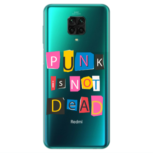 Xiaomi Redmi Note 9S Punk is not Dead Transparent Silicone TPU Θήκη