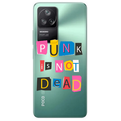 Xiaomi Poco F4 Punk is not Dead Transparent Silicone TPU Θήκη