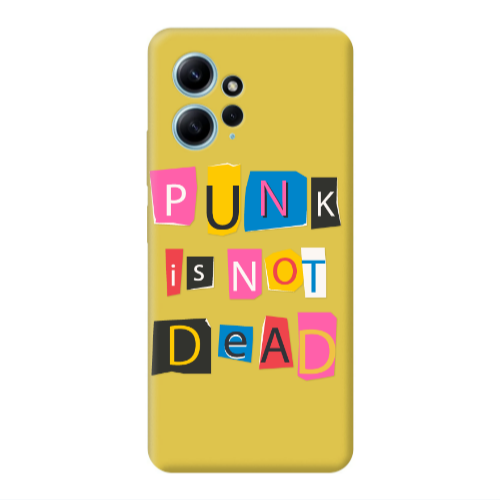 Xiaomi Redmi Note 12 4G Punk is not Dead Yellow Colored Silicone TPU Θήκη