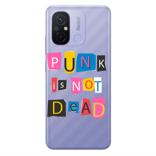 Xiaomi Redmi 12C Punk is not Dead Transparent Silicone TPU Θήκη