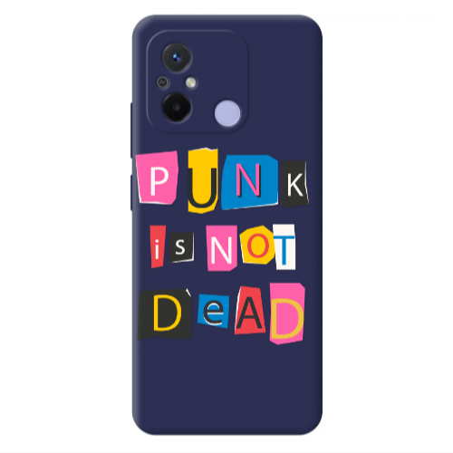 Xiaomi Redmi 12C Punk is not Dead Dark blue Colored Silicone TPU Θήκη
